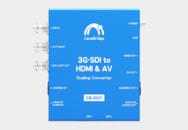 3G-SDI to HDMI & AV Scaling Converter